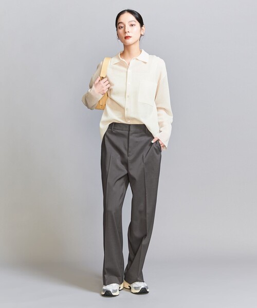 ビューティーアンドユース　ストレートパンツ BEAUTY&YOUTH UNITED ARROWS｜ツイル ストレート パンツ