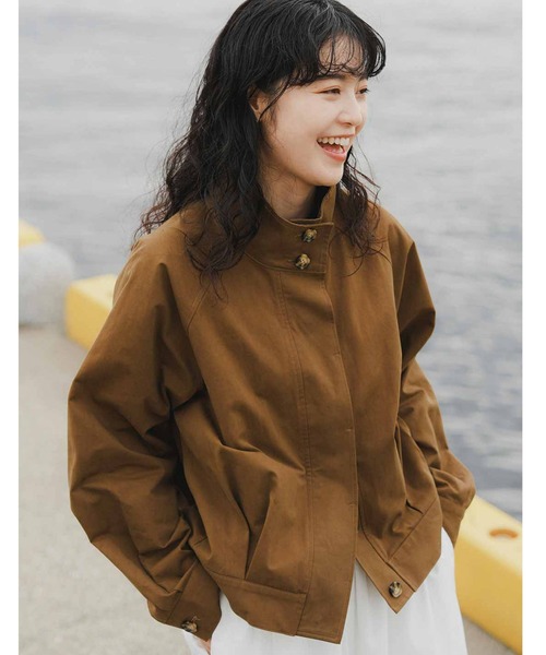 Live in comfort（リブインコンフォート） ブルゾン アウター リブ