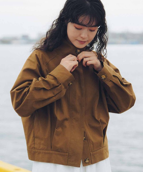 Live in comfort（リブインコンフォート） ブルゾン アウター リブ