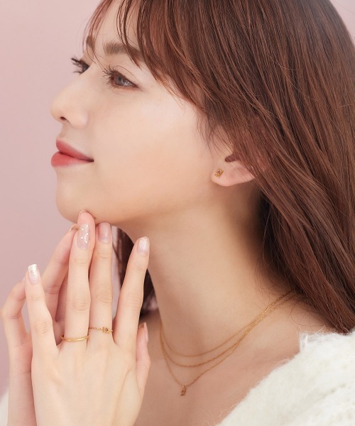 Jolie Toujours（ジョリトゥジュール） ピアス 「K18GP」1粒ルビー