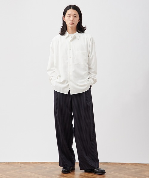 B.C STOCK（ベーセーストック） シャツ リラックスフィット レギュラー