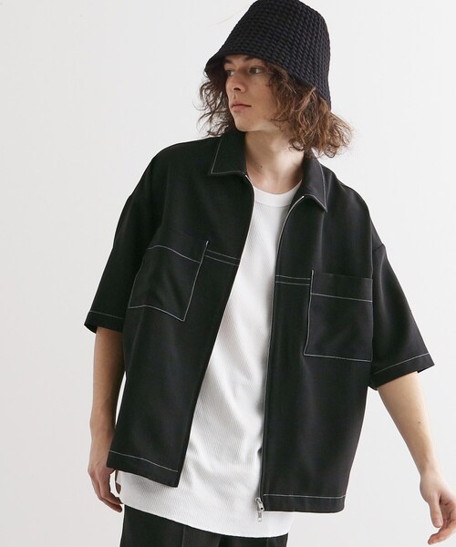 874　70s〜ビックサイズシングルステッチ　ポケT Tシャツ黒ブラック tk.TAKEO KIKUCHI（ティーケータケオキクチ） シャツ 半袖 ステッチ