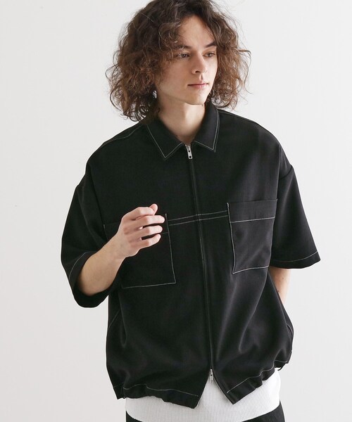 874　70s〜ビックサイズシングルステッチ　ポケT Tシャツ黒ブラック tk.TAKEO KIKUCHI（ティーケータケオキクチ） シャツ 半袖 ステッチ