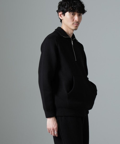 NANO universe（ナノ・ユニバース） セーター ニット ハーフジップ