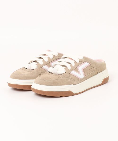 【VANS】 ヴァンズ UPLAND MULE OFF WHITE/PINK 国内発送 VANS スニーカー ヴァンズ UPLAND MULE アップランド ミュ-ル