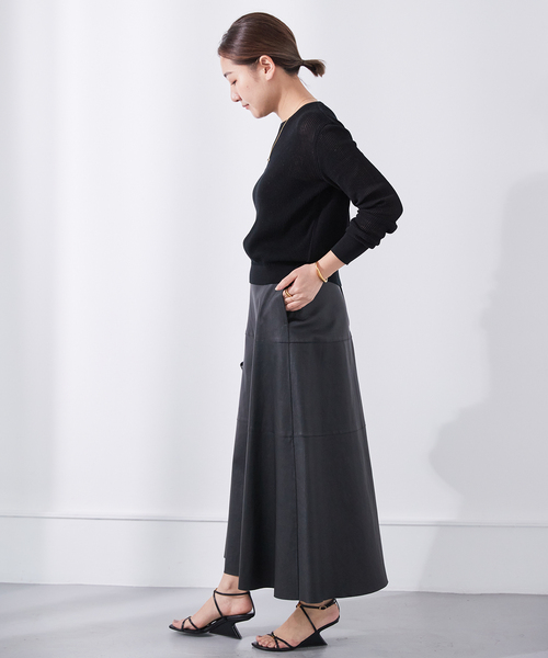 Deuxieme Classe 「Deuxieme Classe」 長袖ニット FREE ブラック