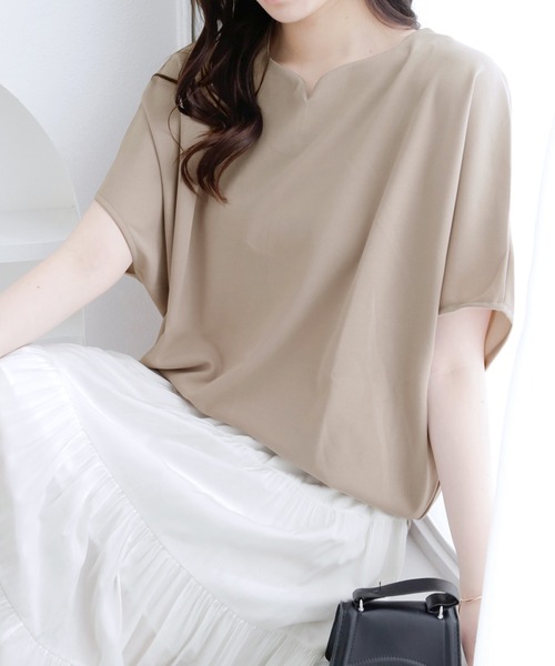 alotta（アロッタ） tシャツ ゆるシルエットで華奢見せ。ドルマン
