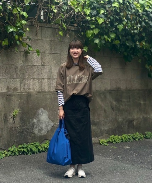 tシャツ Sanca/サンカ　US コットン カレッジTEE　US COTTON REV.W COLLEGE TEE レディース