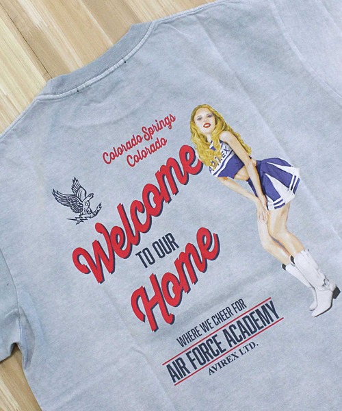 注目■AVIREX■人気 FADED CHEERLEADER T-SHIRT 国内発 すぐ届く 楽天市場】AVIREX 公式通販｜FADED CHEERLEADER T-SHIRT