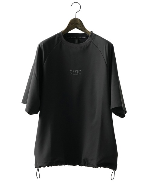 K-3B 4WAYストレッチ 半袖ピステ ブラック tシャツ ナイロン ブラック□030_A 4WAYストレッチ 半袖ピステ（ボックス型Tシャツ