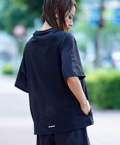 THE MILES tシャツ GYMTEC 4WAYストレッチワークアウト 半袖ピステ