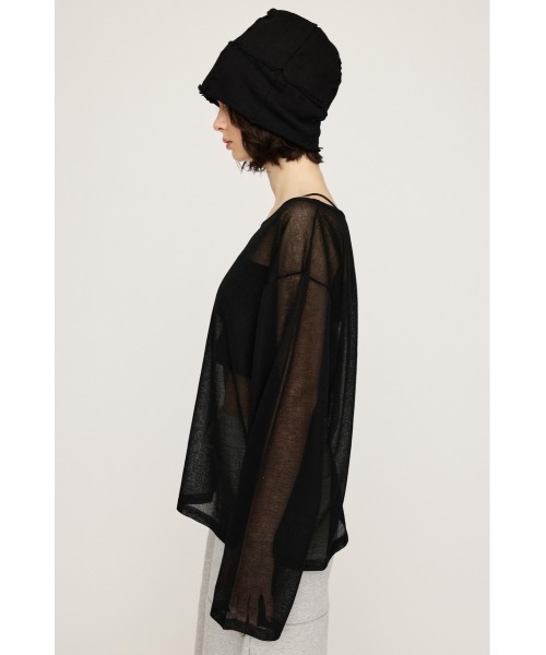 SLY - 新品 タグ付き　SLY スライ　オーバーサイズ　ニット　セーター SLY ニット セーター OVERSIZE SHEER TOPS オーバーサイズ