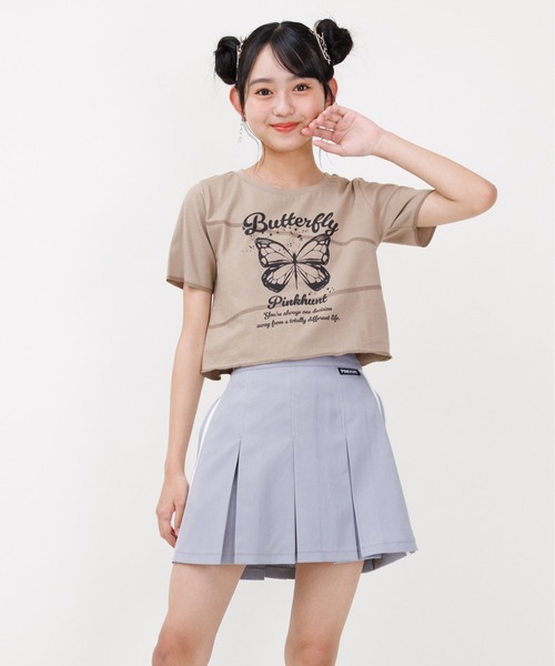 G/FORE ピンク プリーツスカート セット プリーツスカート ロング ベルト付き[品番：AGCW0001478
