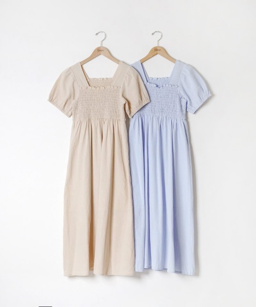 flower（ファッション） ワンピース サマリーパフワンピース