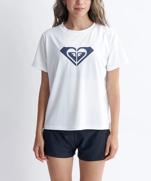 ROXY 水着 「ROXY/ロキシー」24SS STEP/水陸両用ラッシュガードT