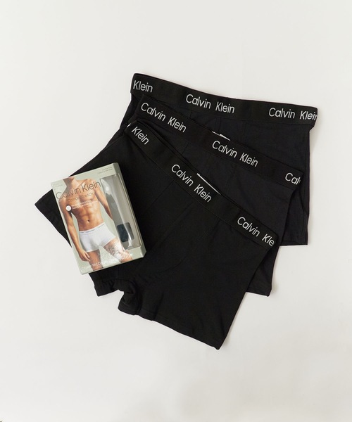 ボクサーパンツ Calvin Klein/カルバンクライン Low Rise Trunk 3pk 3枚セット | Calvin Klein | 01