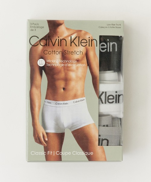 ボクサーパンツ Calvin Klein/カルバンクライン Low Rise Trunk 3pk 3枚セット | Calvin Klein | 10