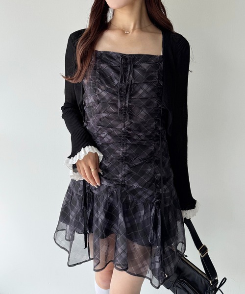 niceclap ドロストキャミチュニック one after another NICE CLAUP ワンピース ドロストキャミ