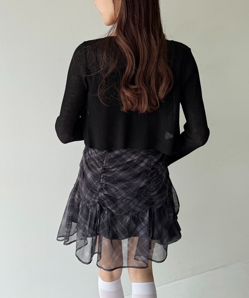 niceclap ドロストキャミチュニック one after another NICE CLAUP ワンピース ドロストキャミ