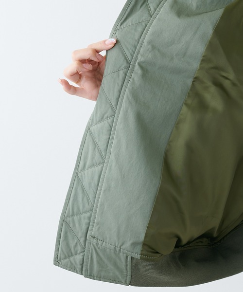 PUAL CE CIN」 ブルゾン FREE カーキ レディース 美品 ピュアルセシン