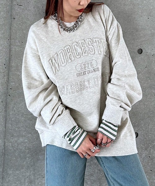 PAGEBOY（ページボーイ） スウェットカットソー FREE グレー