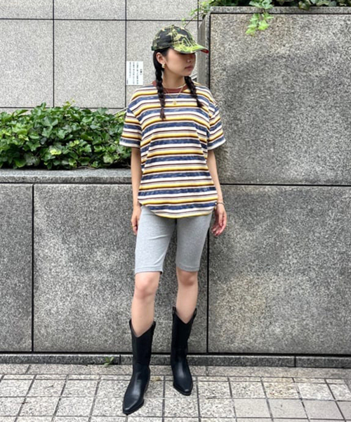 BRAIN DEAD tシャツ 「BRAIN DEAD/ブレインデッド」 TONI STRIPE
