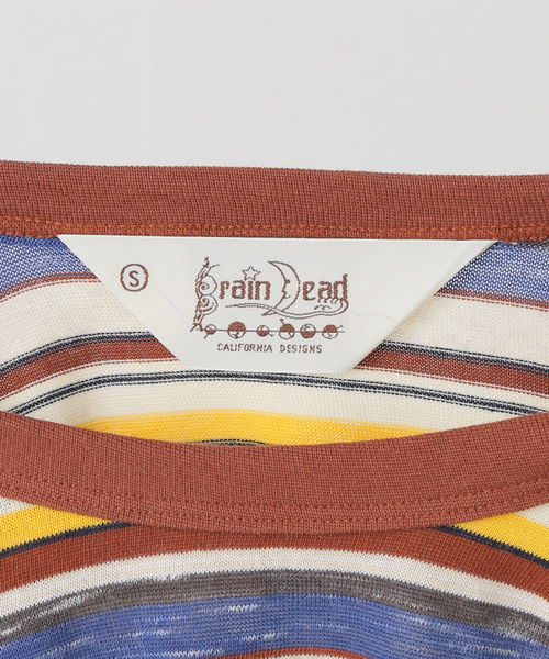 tシャツ 「BRAIN DEAD/ブレインデッド」 TONI STRIPE T-SHIRT T00004357D225 レディース メンズ BRAIN DEAD tシャツ 「BRAIN DEAD/ブレインデッド」 TONI STRIPE