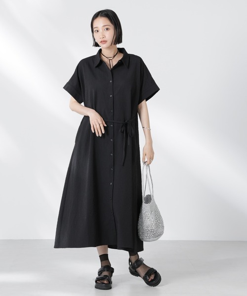 NANO universe（ナノ・ユニバース） シャツワンピース サッカー