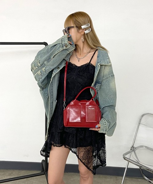 レディース服&バッグ&靴 まとめ売り 50点 napinna maison ボストンバッグ ダブルポケットスクエアトートバッグ