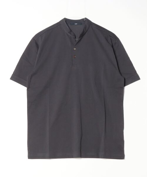 「SHIPS」 半袖Tシャツ MEDIUM ダークグレー メンズ