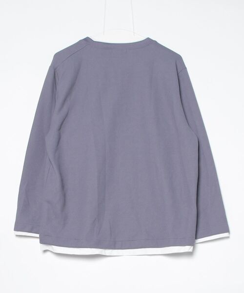 「GLOBAL WORK」 長(zhǎng)袖Tシャツ M パープル メンズ