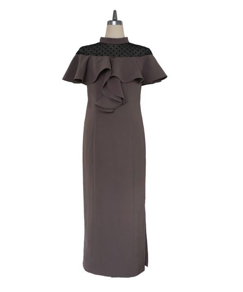 ドレス dot frill dress_20