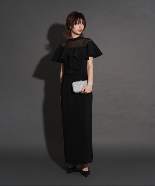 ドレス dot frill dress_12