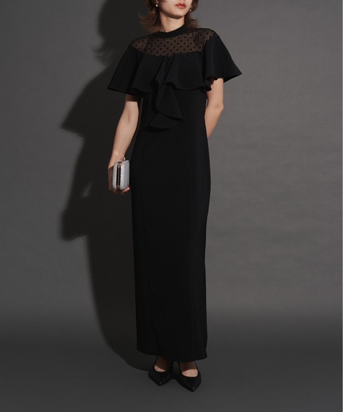 ドレス dot frill dress_13