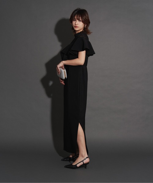 ドレス dot frill dress_11