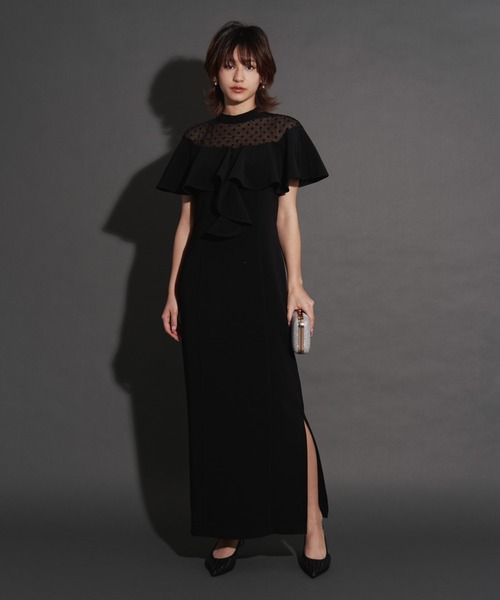 ドレス dot frill dress_10