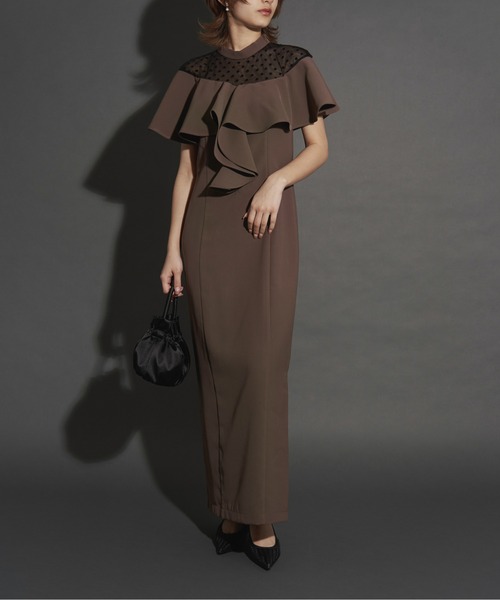 ドレス dot frill dress_18
