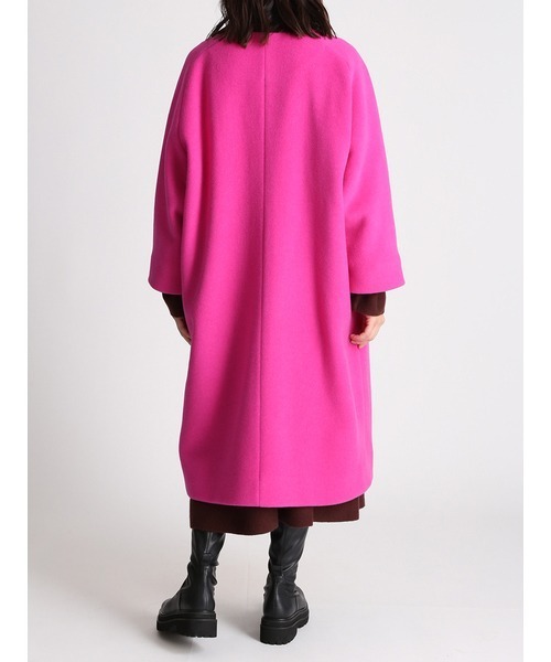 「Mila Owen」 ノーカラーコート 0 ブラウン レディース_画像7