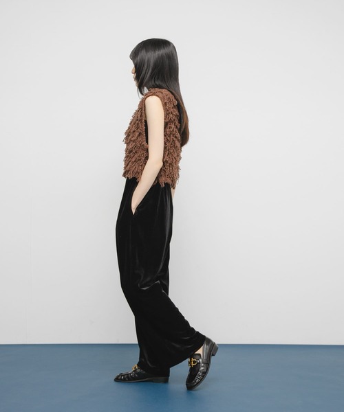 KBF パンツ ベロアイージーパンツ レディース : ZOZOTOWN Yahoo