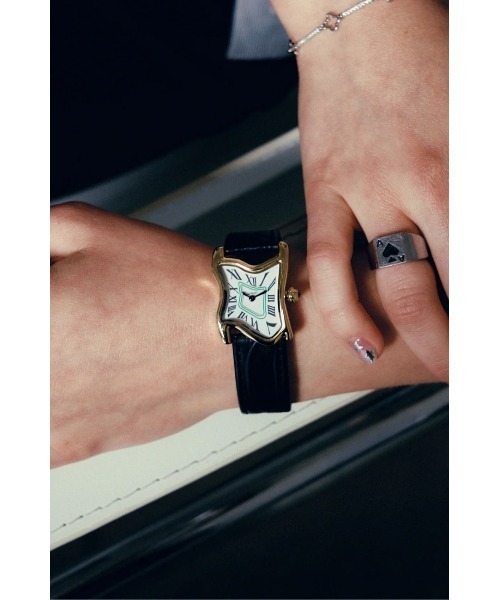 laphont 腕時計 LAPHONT 腕時計 SQUARE MELTING WATCH SMALL メンズ : ZOZOTOWN