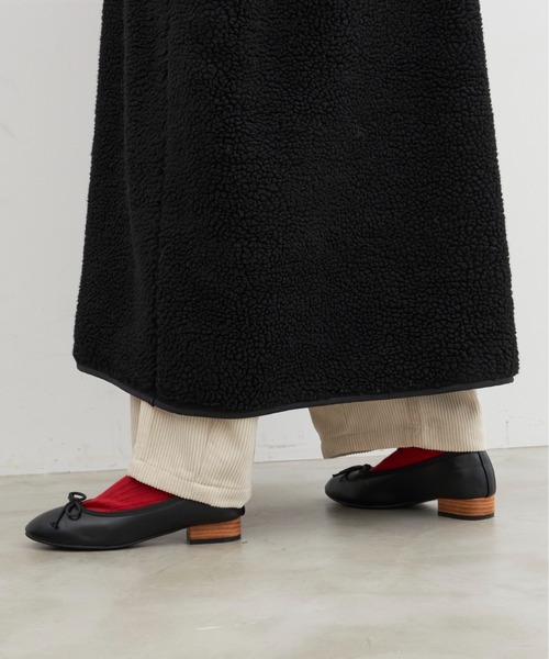 「Libra Cue」 ノーカラーコート FREE ブラック レディース_画像3