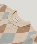 ベビー服 ロンパース 綿100% 総柄裏毛ツー...の詳細画像4