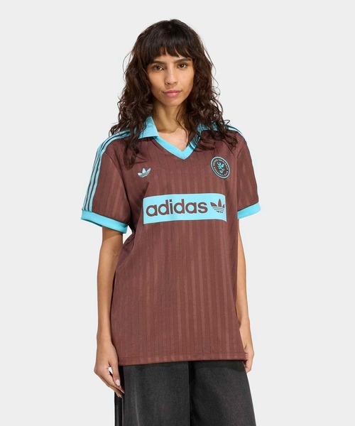 tシャツ サッカーにインスパイアされたグラフィック ジャージー / ゲームシャツ / アディダスオリジナルス adidas Originals レディ | adidas