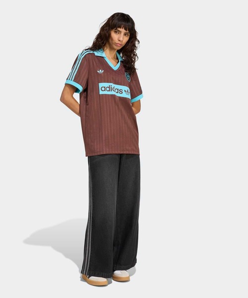 tシャツ サッカーにインスパイアされたグラフィック ジャージー / ゲームシャツ / アディダスオリジナルス adidas Originals レディ | adidas | 10