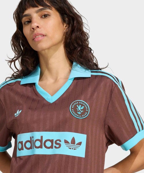 tシャツ サッカーにインスパイアされたグラフィック ジャージー / ゲームシャツ / アディダスオリジナルス adidas Originals レディ | adidas | 08
