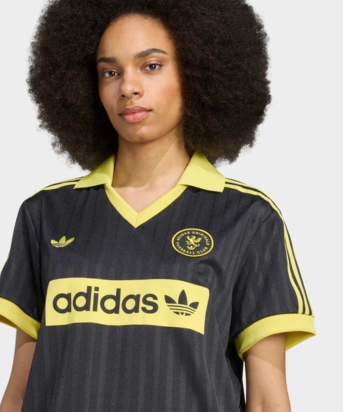 tシャツ サッカーにインスパイアされたグラフィック ジャージー / ゲームシャツ / アディダスオリジナルス adidas Originals レディ | adidas | 04