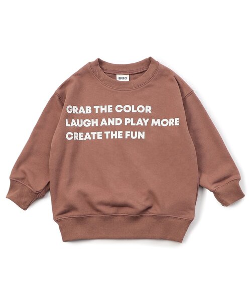 BREEZE（ブリーズ） トレーナー 「新色追加/WEB限定」イロイロロゴ