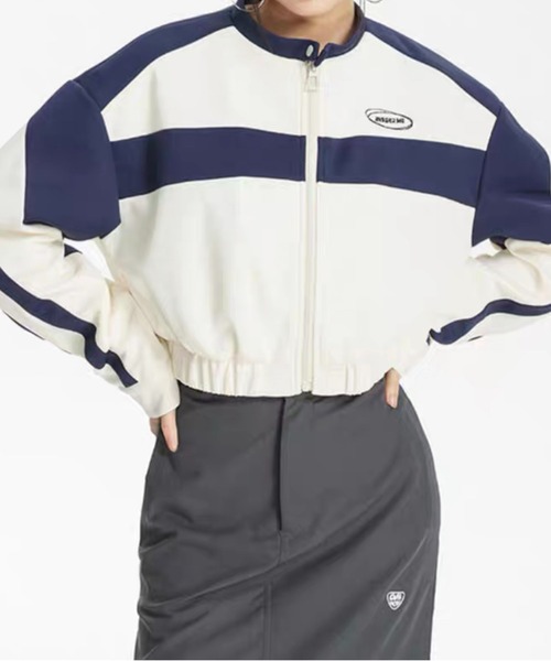 「ROOPTOKYO」 「YA YING」ジップアップブルゾン S ホワイト レディース_画像2