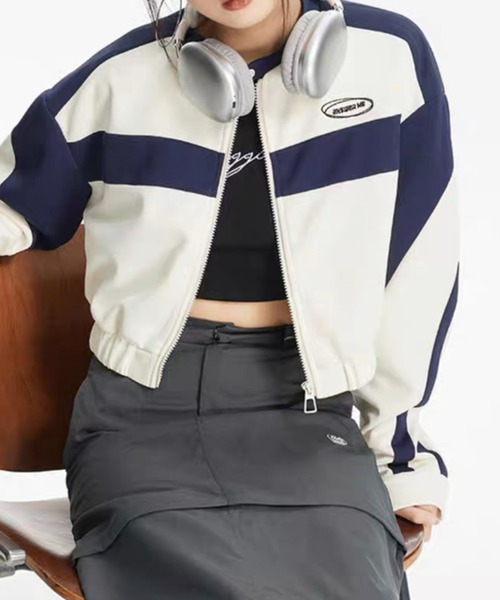 「ROOPTOKYO」 「YA YING」ジップアップブルゾン S ホワイト レディース_画像3