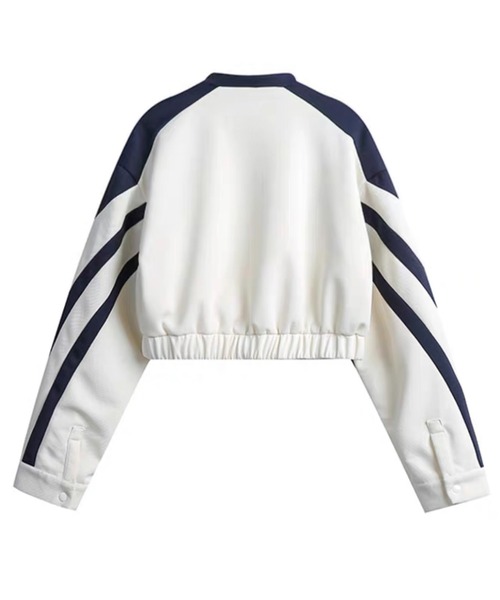 「ROOPTOKYO」 「YA YING」ジップアップブルゾン S ホワイト レディース_画像4